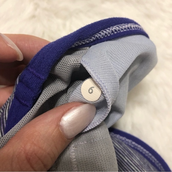 Purple Lululemon Striped Power Y Tank - Picture 8 of 8